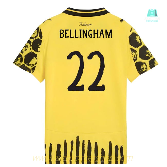 2025-2026 KIDSUPER x Borussia Dortmund CWC Shirt - Kids (Bellingham 22)