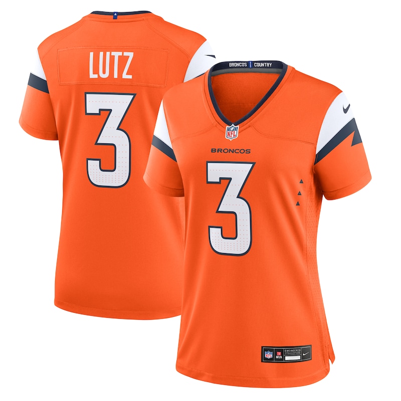 None Wil Lutz DEN Broncos Stylish Top-Grade Jersey Game Day Wear