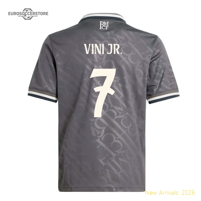 Match-Day 2024-2025 Real Madrid Third Shirt (Kids) (Vini Jr. 7)