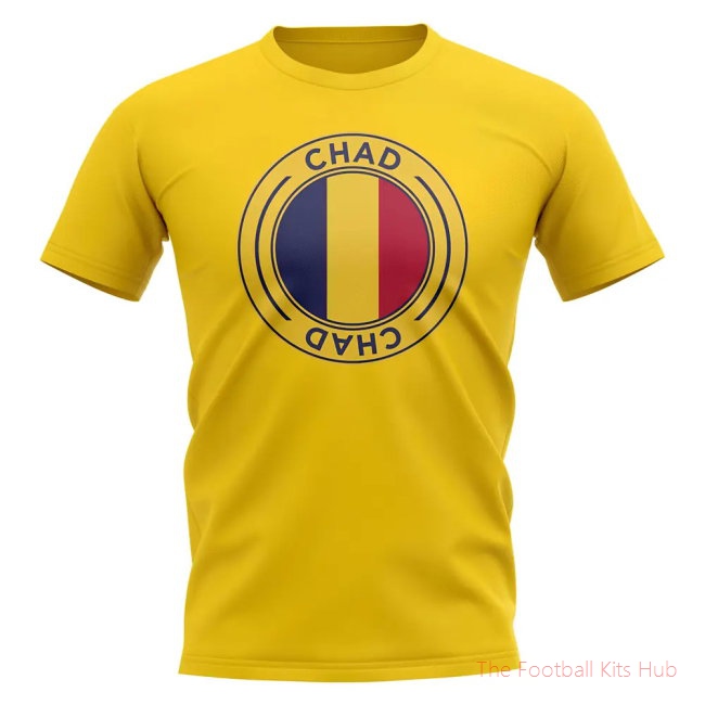 Chad Football Badge T-Shirt (Yellow)