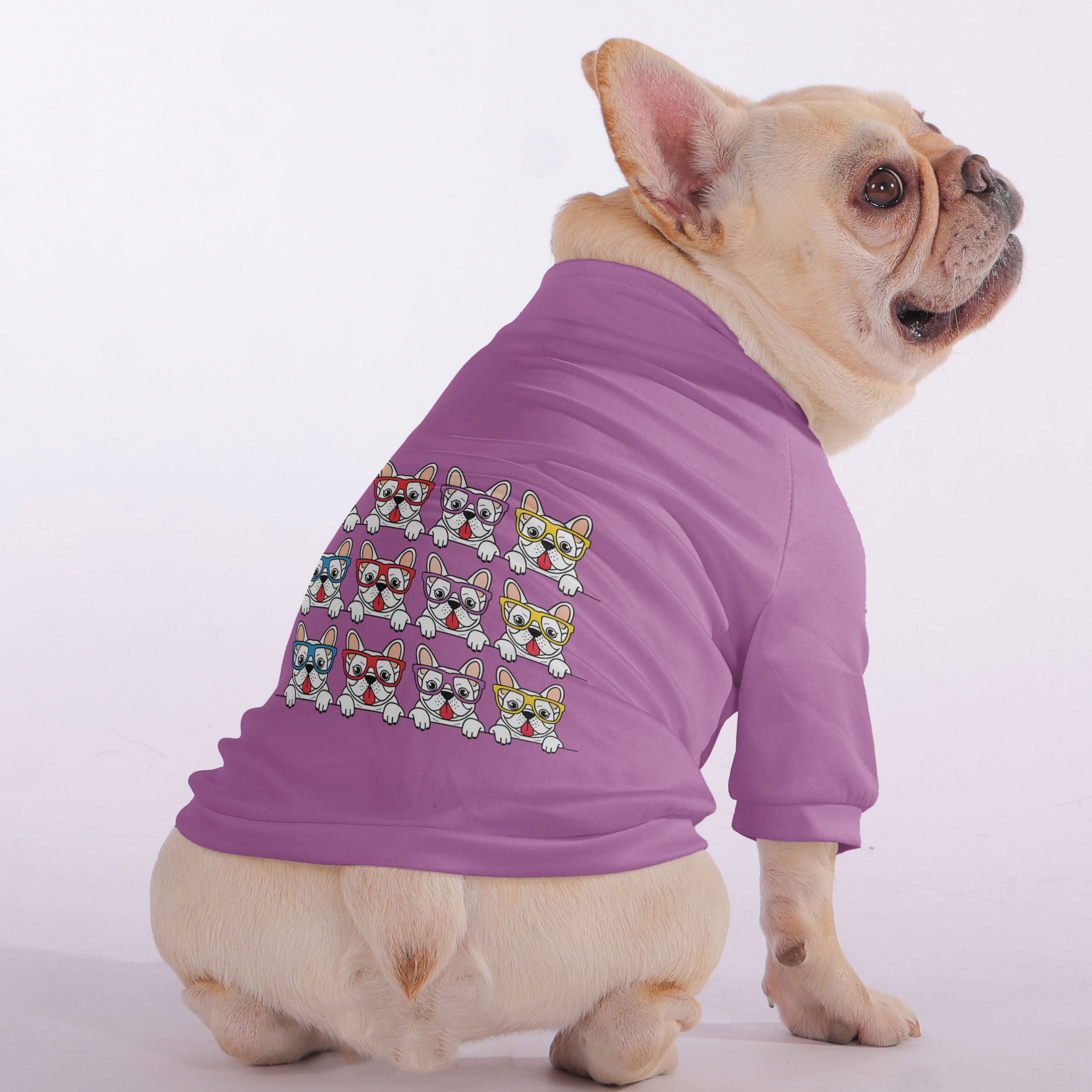 French Bulldog Henri Snuggly Zip Up Sweatshirt For French Bulldogs Durable Dog Item