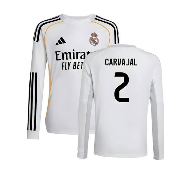 Original 2025-2026 Real Madrid Spanish Home Shirt (Kids)