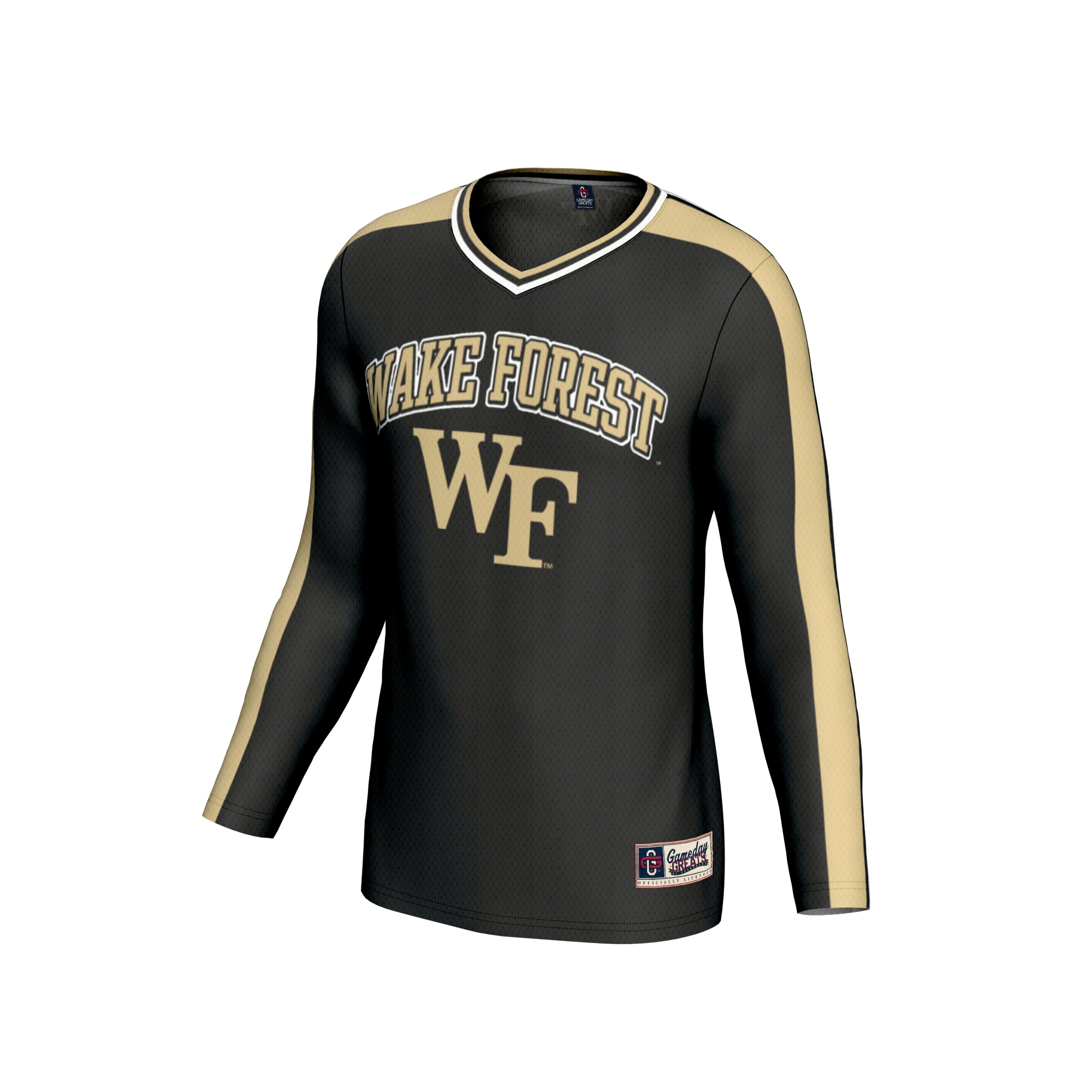 [DDG] Wake Forest Demon Deacons GameDay Greats Unisex #1 Lightweight Volleyball Fashion Jersey - Black