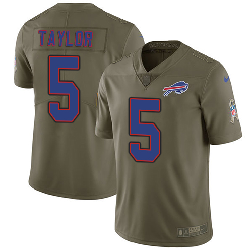 NFL BUF Bills #5 Tyrod Taylor Limited Team Color Jersey - Fan Favorite