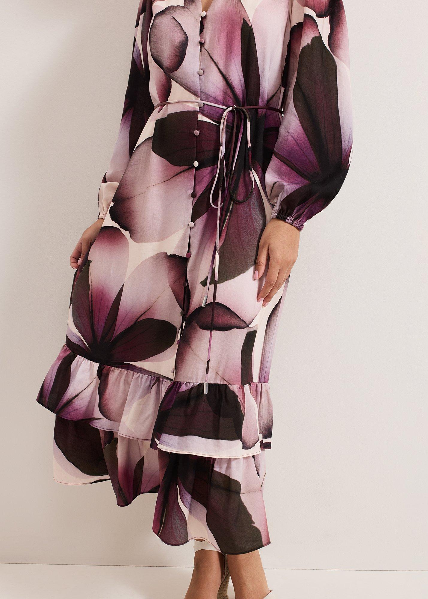 Petite Clarra Floral Midaxi Dress