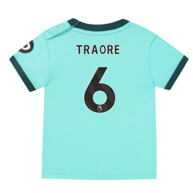 2025-2026 Wolves Away Baby Kit (Traore 6) | Licensed Product
