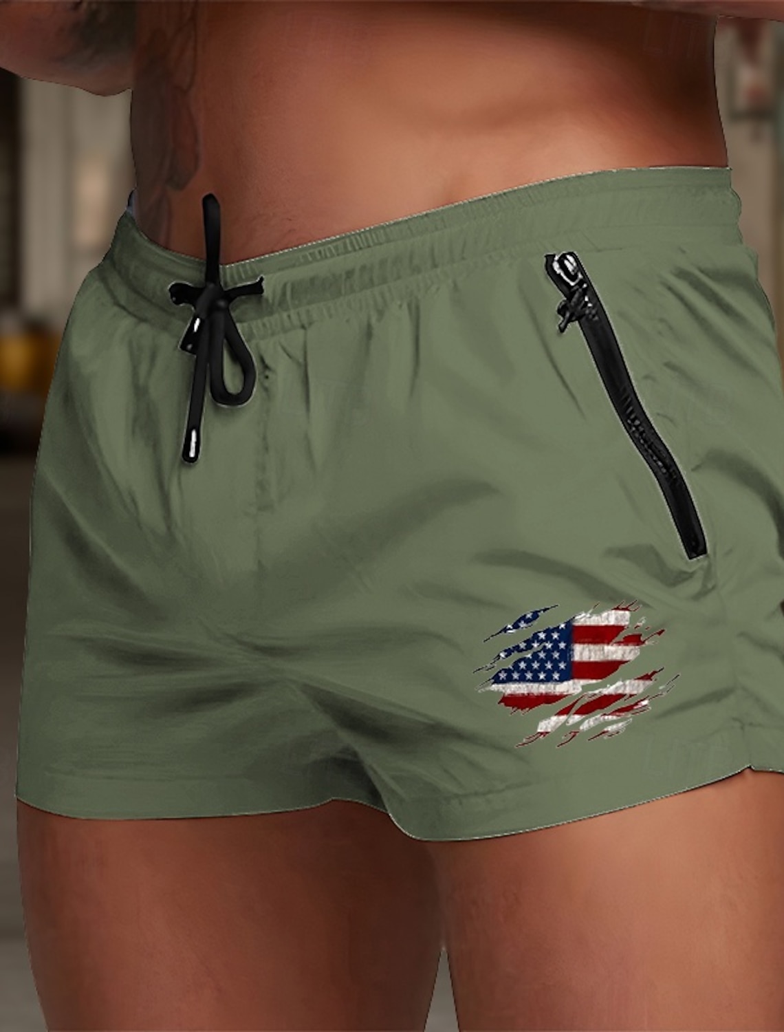 Men's Board Shorts Swim Shorts Swim Trunks Drawstring with Mesh lining Elastic Waist Coconut Tree Comfort Quick Dry Short Holiday Beach Weekend Fashion Casual Black White Micro-elastic