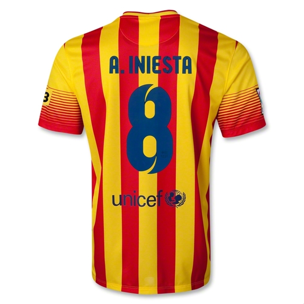 1314 Barcelona 8 AINIESTA Away Shirt - Official Replica 3069