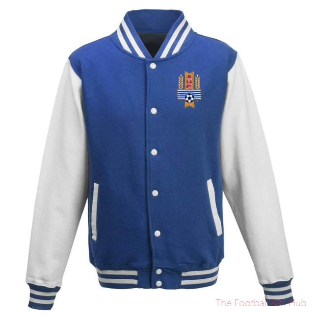 Uruguay National Team College Baseball Jacket (Blue)