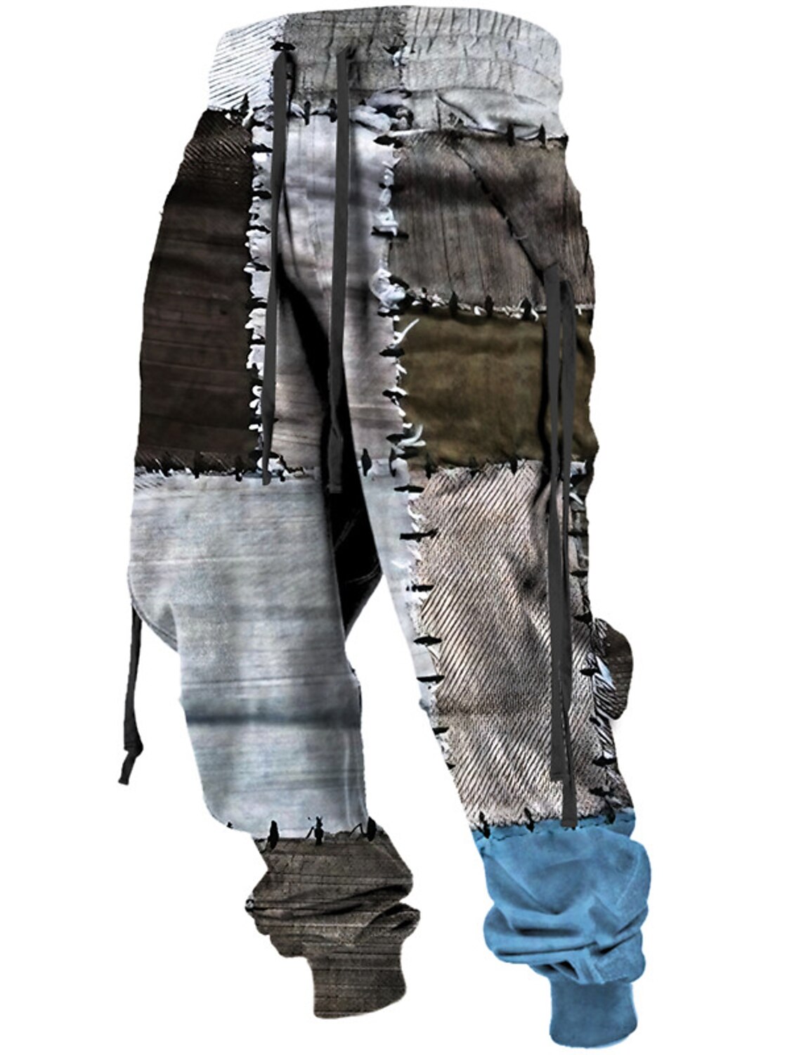 Color Block Casual Men's 3D Print Sweatpants Joggers Pants Trousers