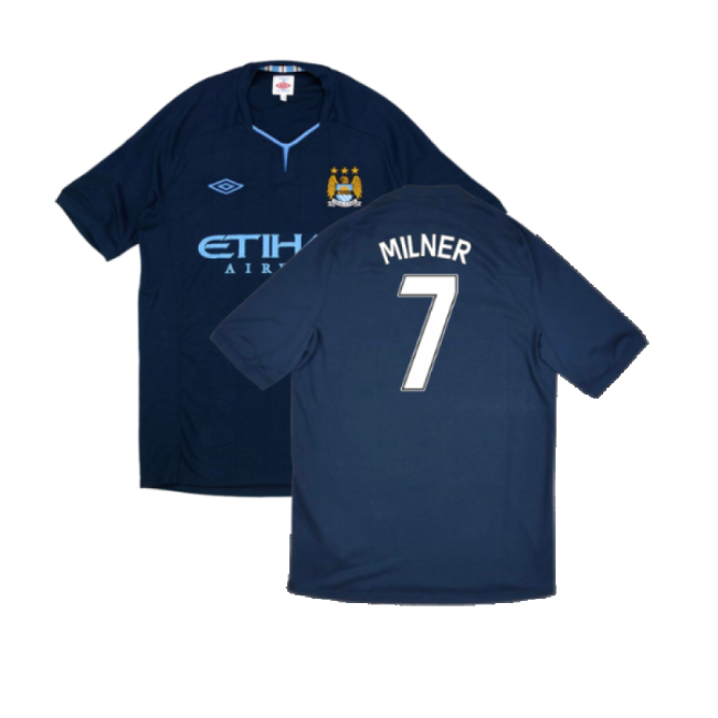 Manchester City 2010-11 Away Shirt ((Very Good) XL) (Milner 7) - ga...