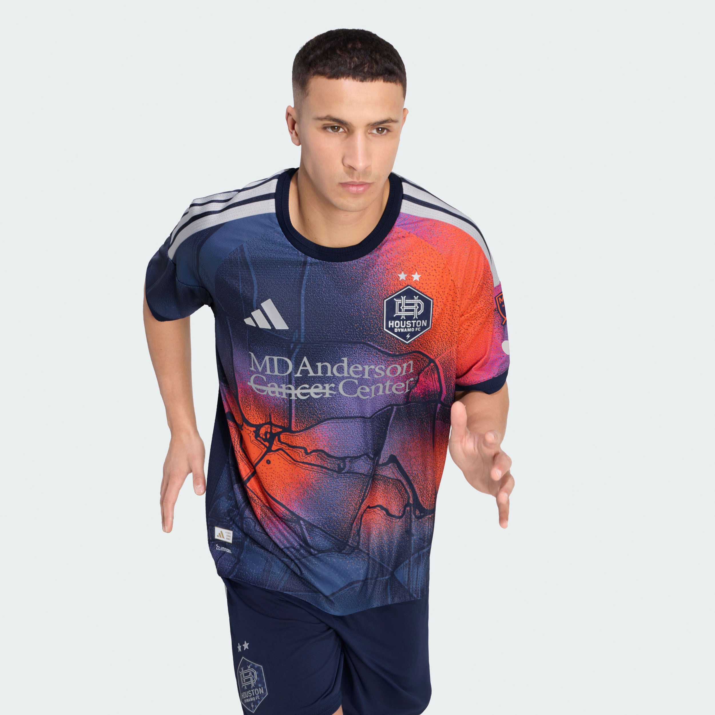 [SJH] Houston Dynamo FC 2026 Mission Control On-Field Authentic Patch Jersey - Blue