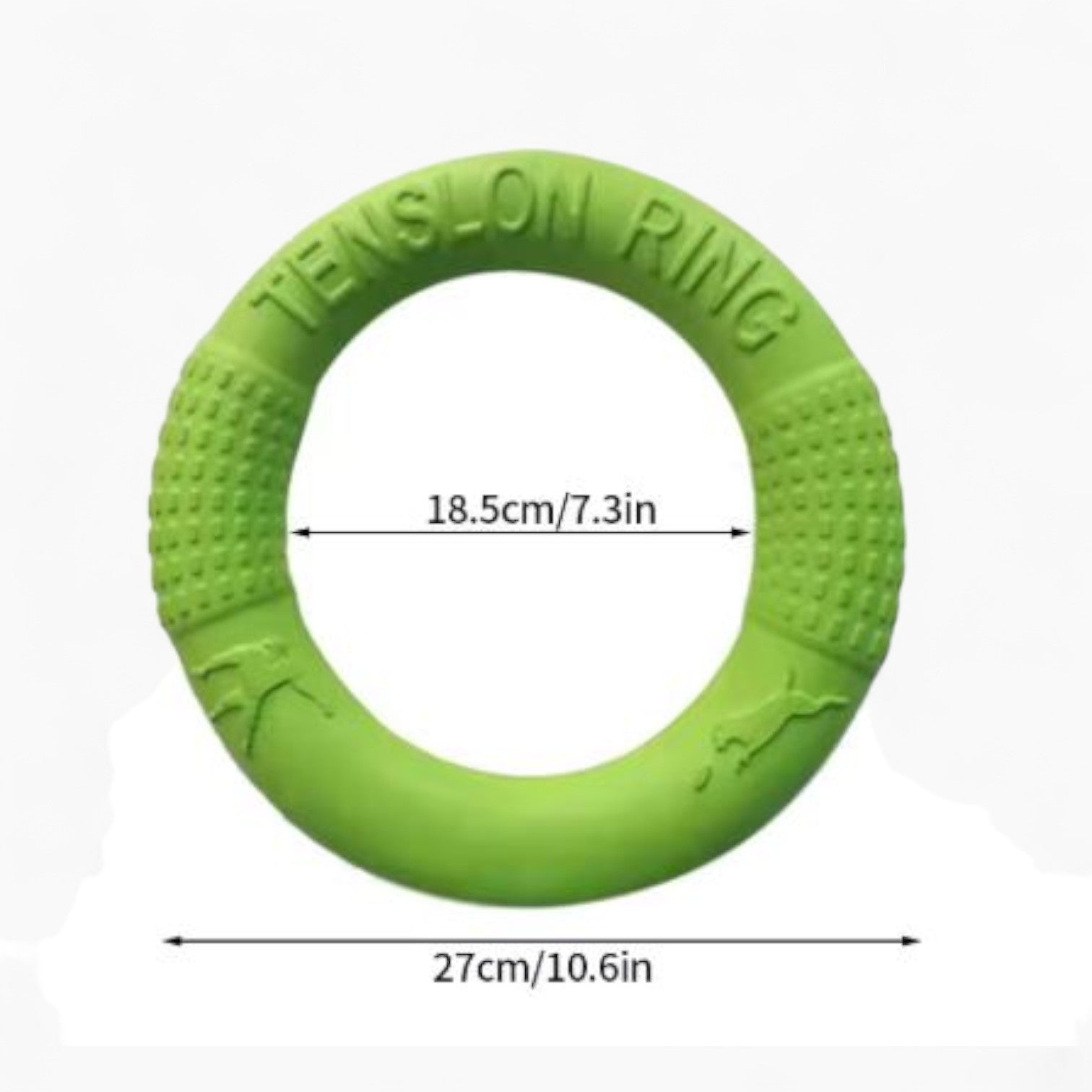 Flyringo Frenchie Ring Toy – Flying Disk Chew Toys