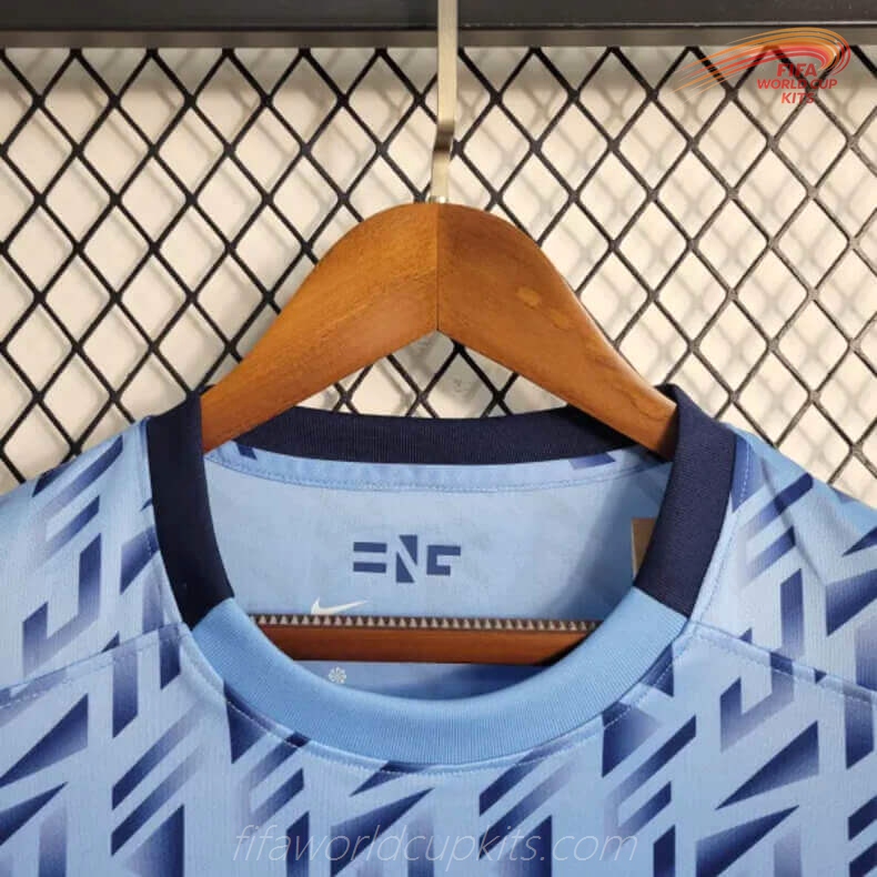 England 2023 vintage Secondary Sky Blue Football Strip