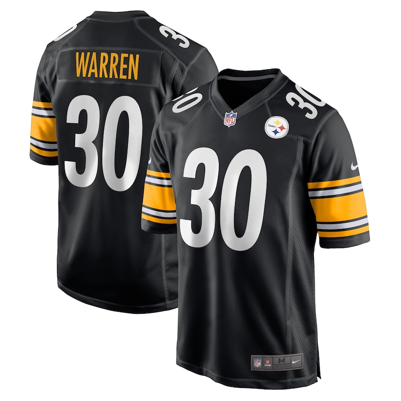 None Jaylen Warren PIT Steelers Bold Durable Jersey for NFL Fans