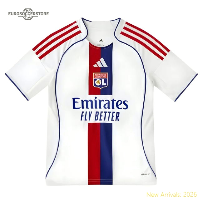 2025-2026 Olympique Lyon Home Shirt (Kids) (Bacha 4)