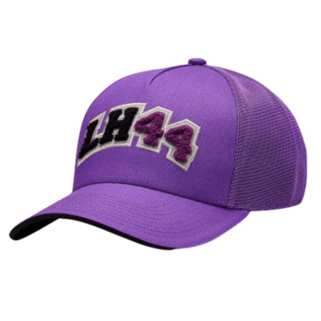 World Cup Premium Mercedes 2023 Lewis Hamilton Trucker Cap (Purple)