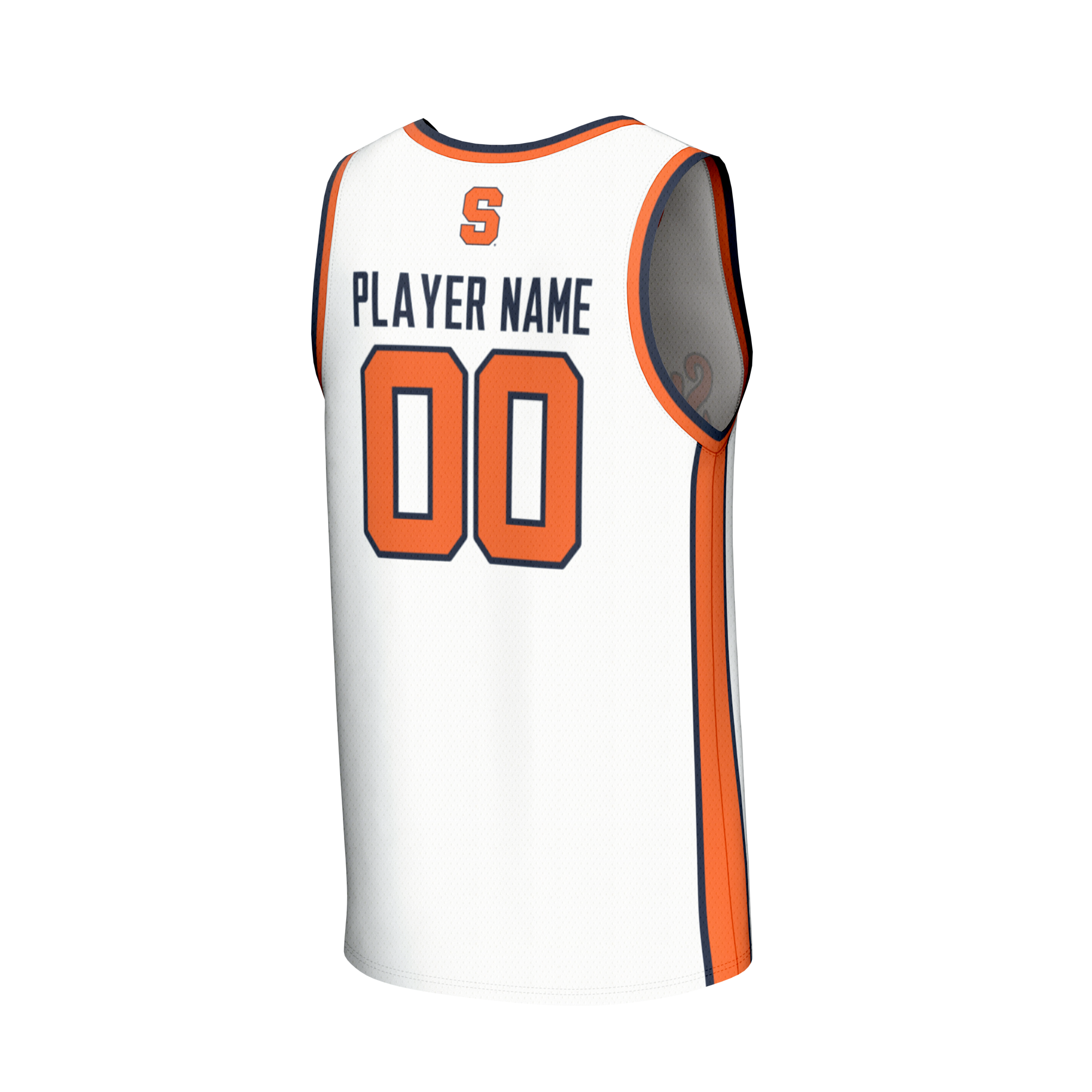 [NJP] Syracuse Orange GameDay Greats Youth NIL Pick-A-Player Men's Basketball Lightweight Jersey - White