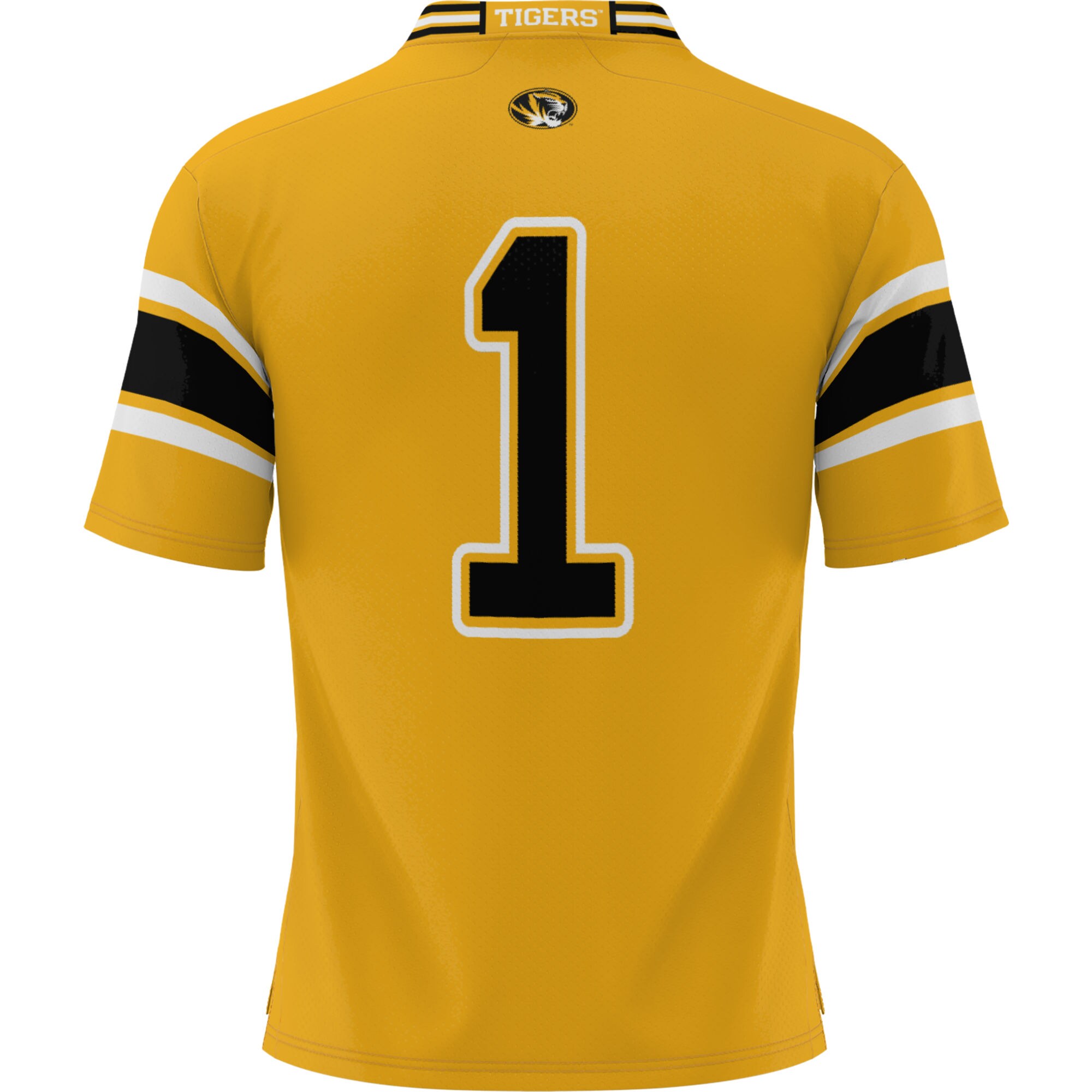 #1 Missouri Tigers GameDay Greats Football Jersey - Gold