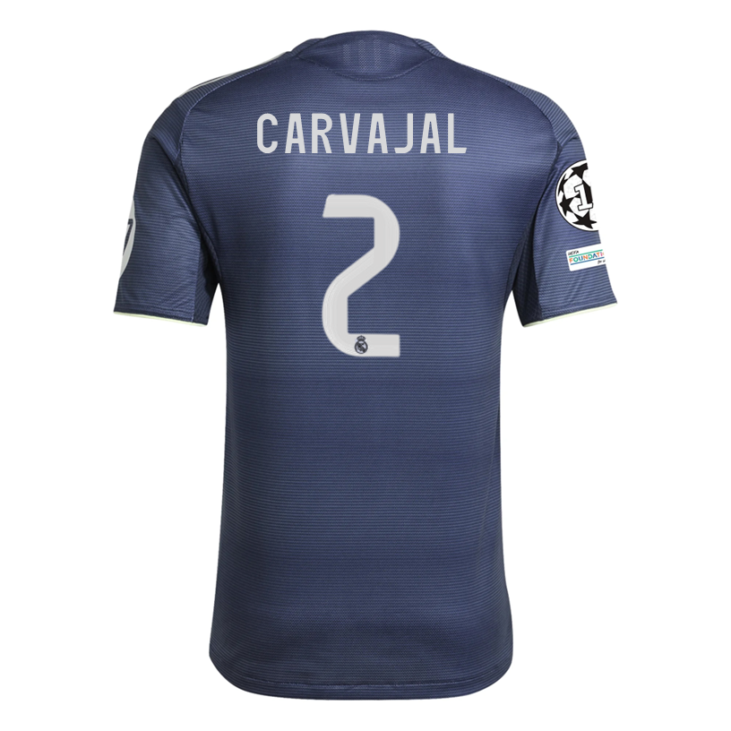 Real Madrid Patches 2025-2026 UCL Away Jersey – Authentic Shirt