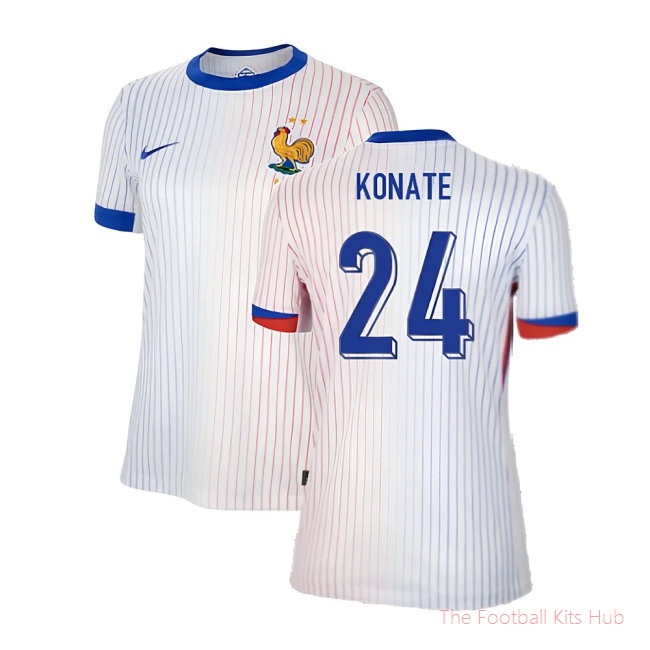 2024-2025 France Away Shirt (Womens) (Konate 24)