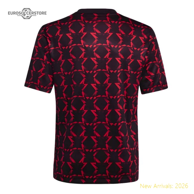 Authentic 2024-2025 Man Utd Pre-match Shirt (black) - Kids - Premium
