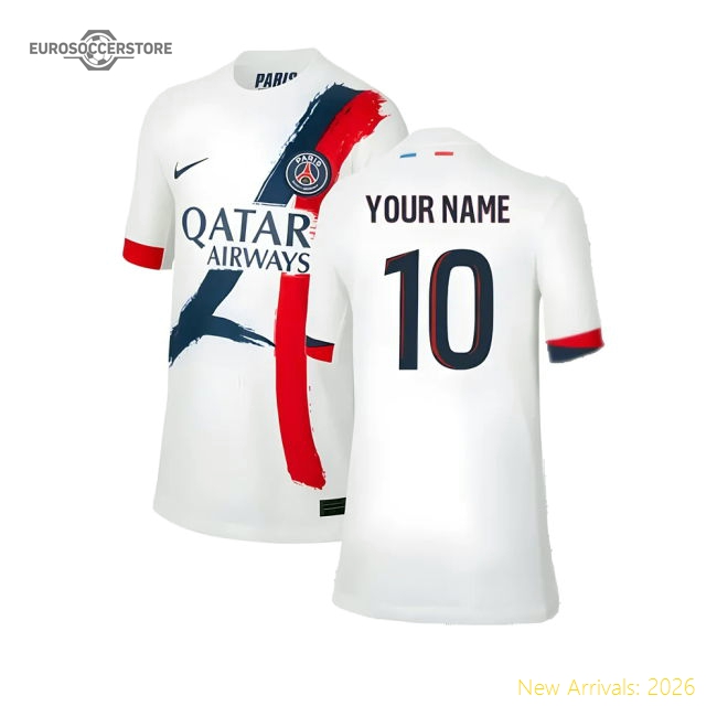 Psg Authentic Away Jersey Heritage Quick-dry Quick-dry