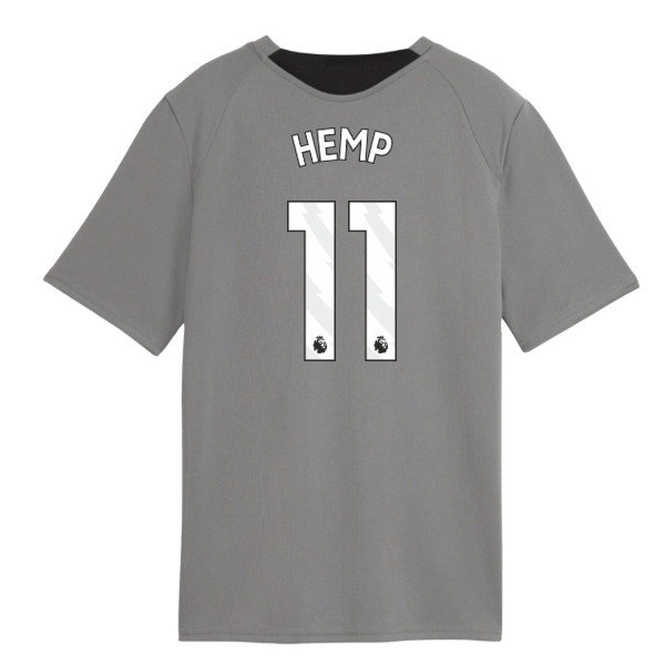 [JED] 2026-2027 Man City Training Jersey (Cast Iron) - Kids (Hemp 11)