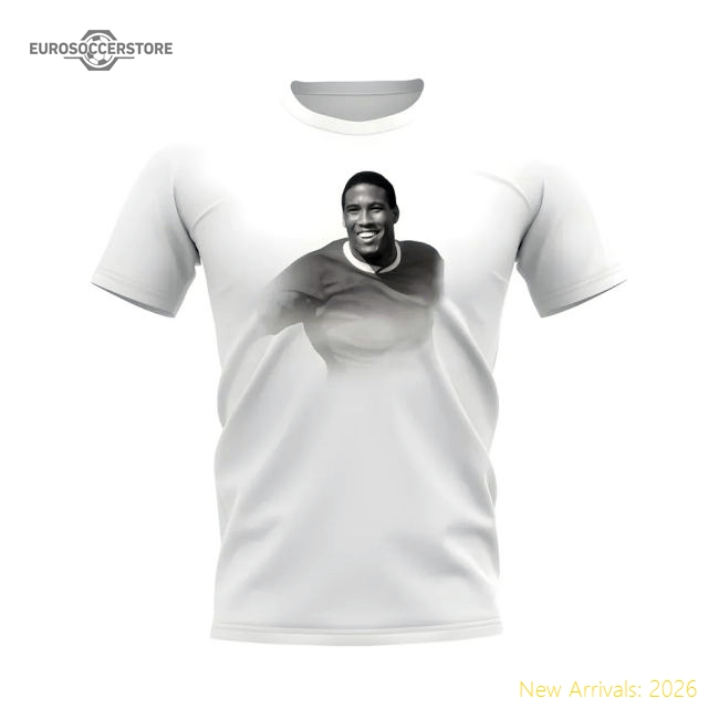 Official John Barnes Liverpool Legend T-shirt (white) - Premium
