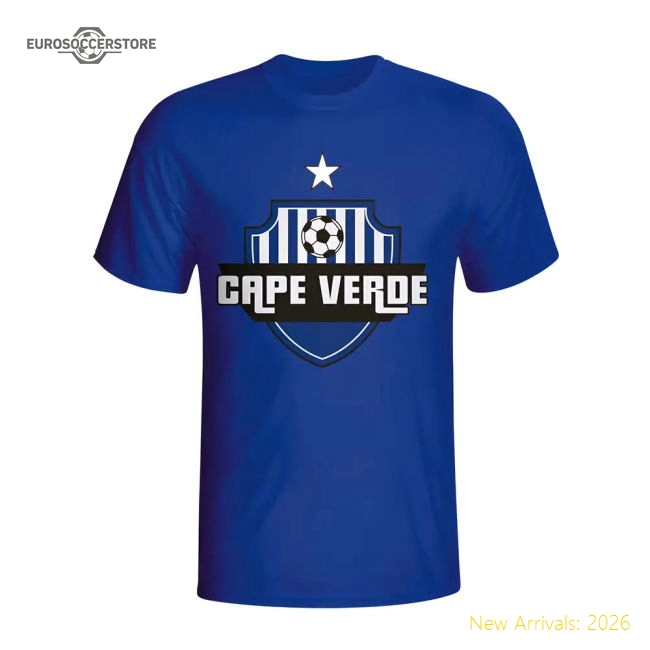 Cape Verde Country Logo T-shirt (blue) - Kids