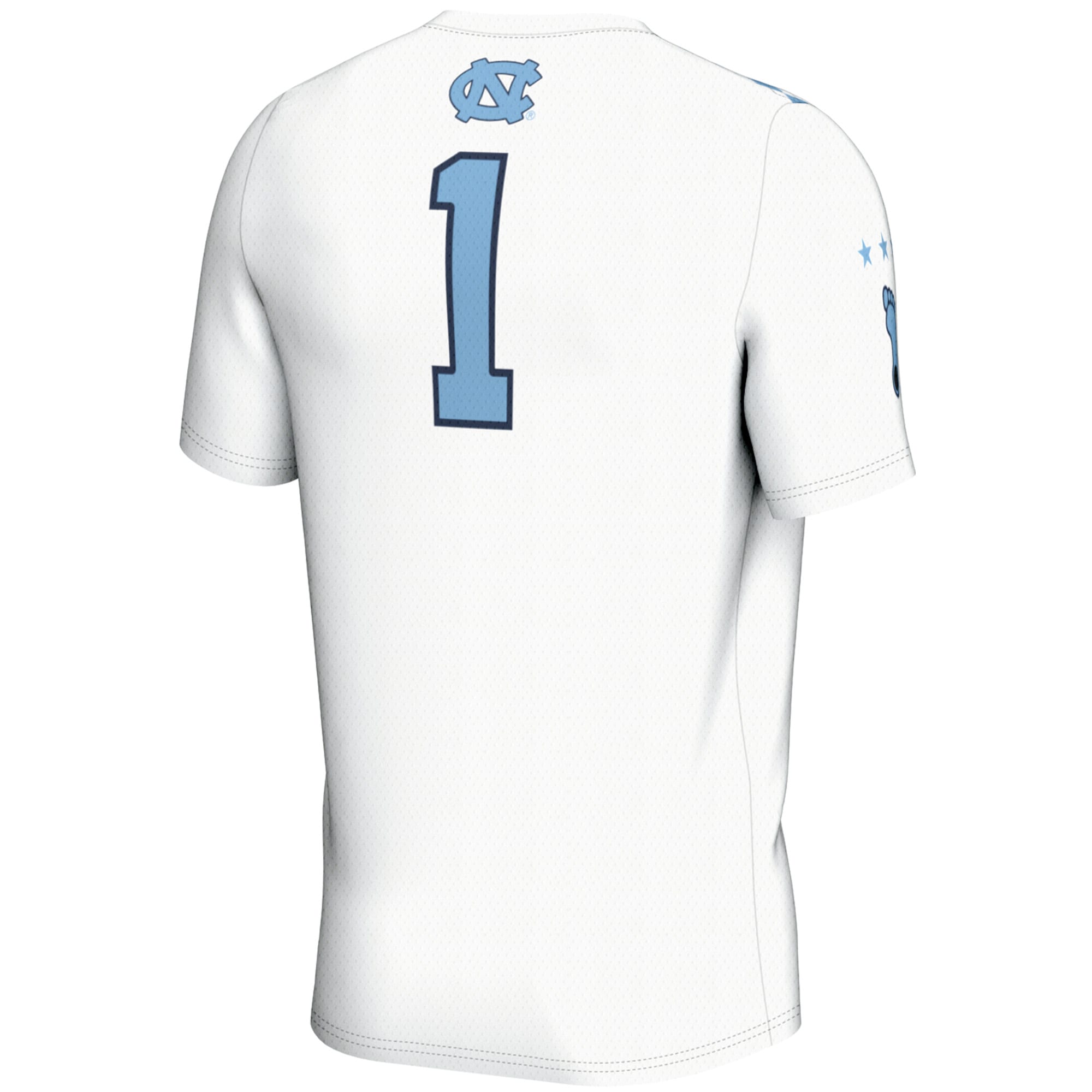 [NJP] North Carolina Tar Heels GameDay Greats Youth Lightweight Women's Lacrosse Jersey - White