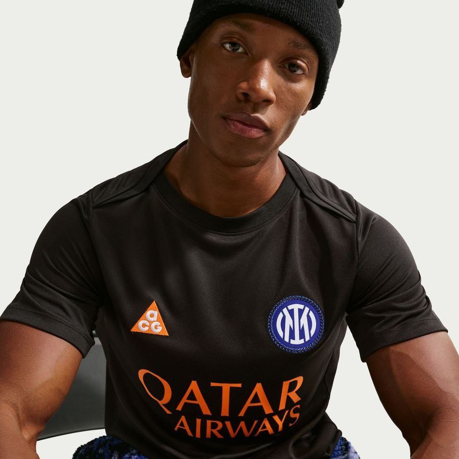 [EFKS] Inter ACG Dri FIT Academy Pro Pre Match Black/Safety Training Orange Apparel X