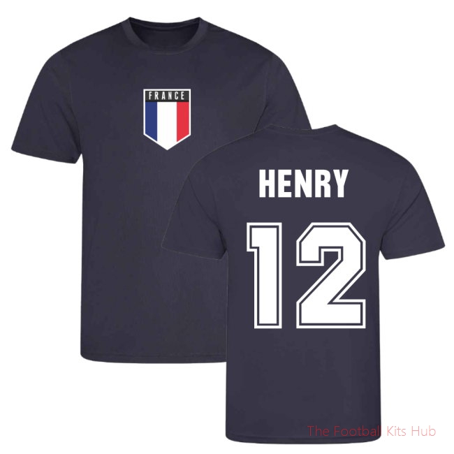 Men Hnery France Training Jersey (Navy) UEFA Euro