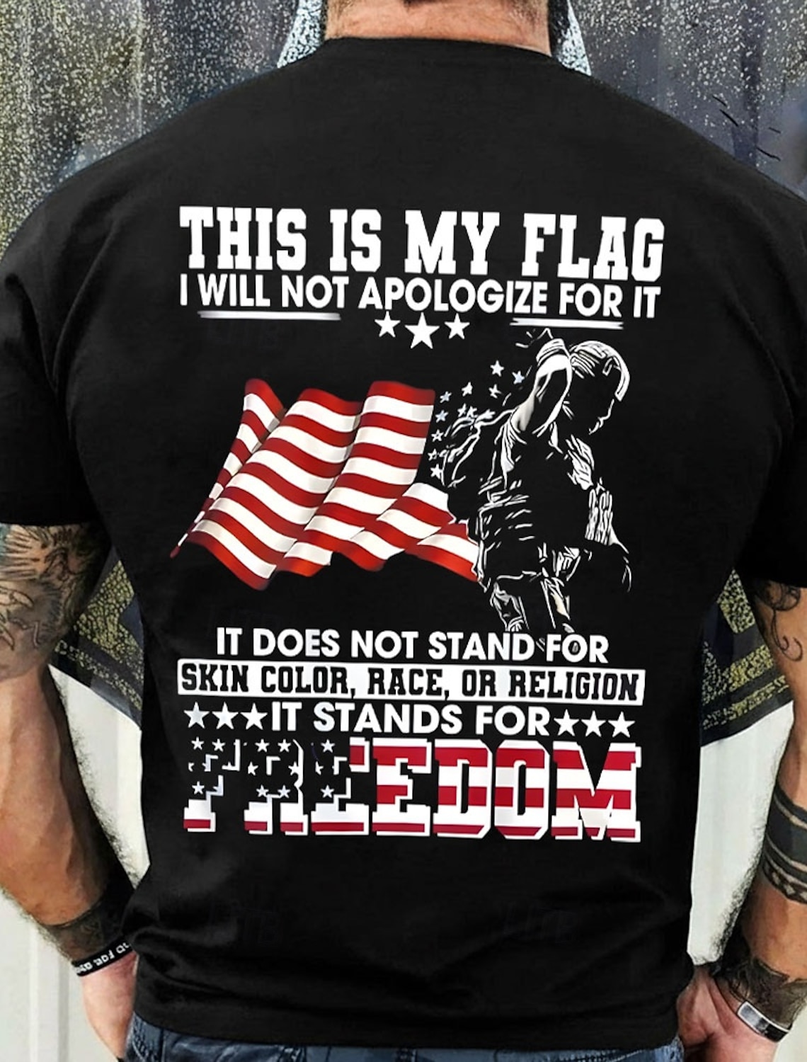 4th of July 2026 250th Memorial Day Men's 3D Print US Flag Veteran Crew Neck Short Sleeve T-Shirt Daily Street