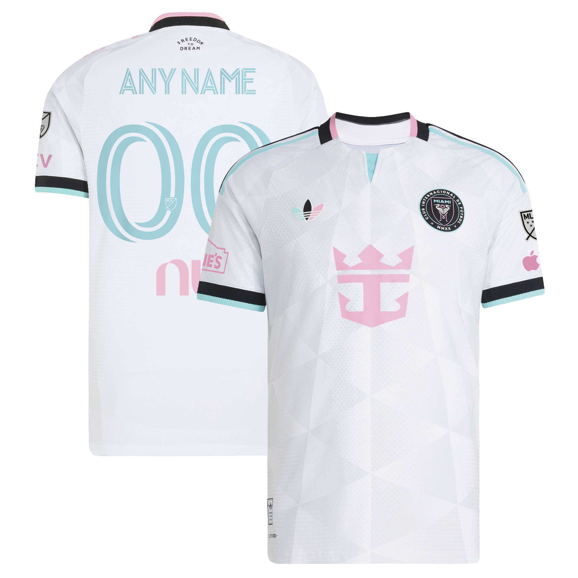 [SJH] Inter Miami CF 2026 Third On-Field Authentic Patch Custom Jersey - White