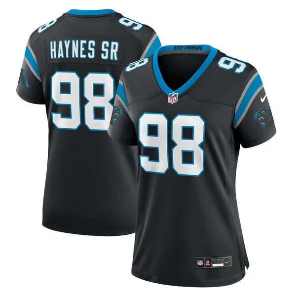 None Marquis Haynes Game Jersey - Black | NFL Player Jersey | NFL Foot