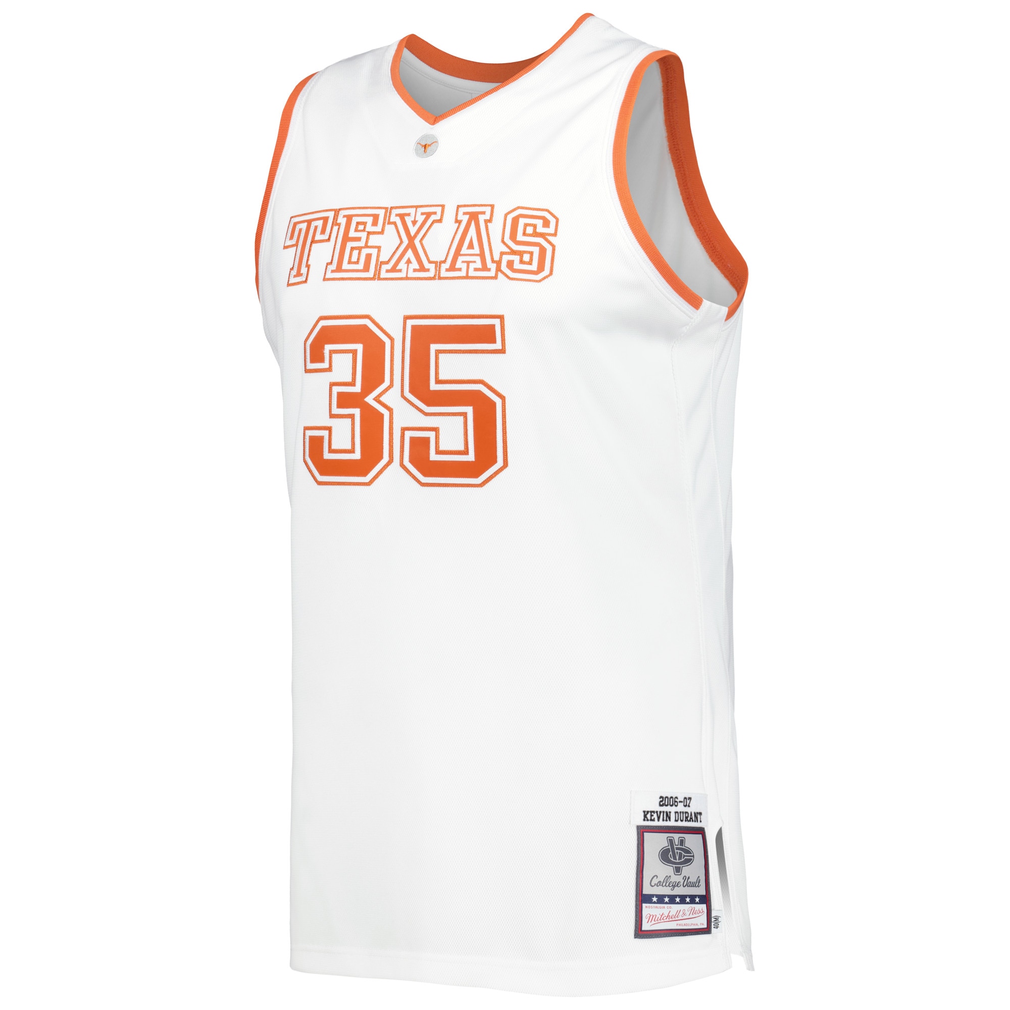 [DDG] Kevin Durant #35 Texas Longhorns 2006/07 Throwback Jersey - White