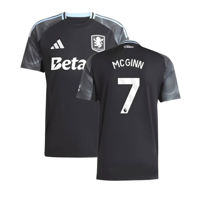 2025-20 Aston Villa Official Away Football Kit McGinn #7 L M S