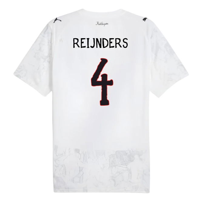 2025-2026 KIDSUPER x Manchester City CWC Shirt (White) (Reijnders 4)