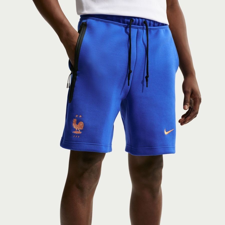 [EFKS] 2026 France Sweat Shorts NSW Tech Fleece World Cup Game Royal/Metallic Copper