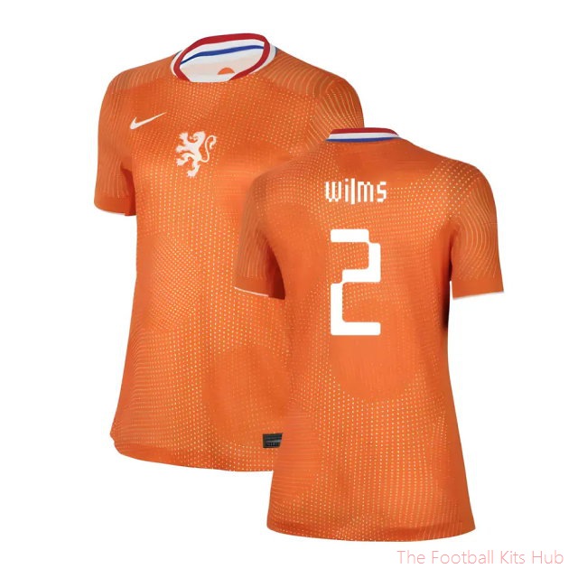 2025-2026 Netherlands Womens Team Home Shirt (Ladies) (Wilms 2)