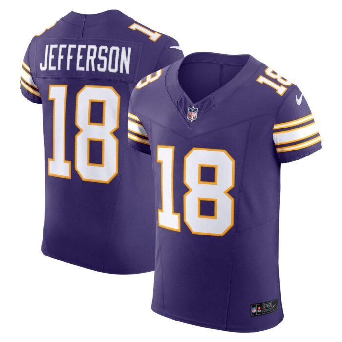 None Men's MIN Vikings Championship Genuine Jersey Football Apparel