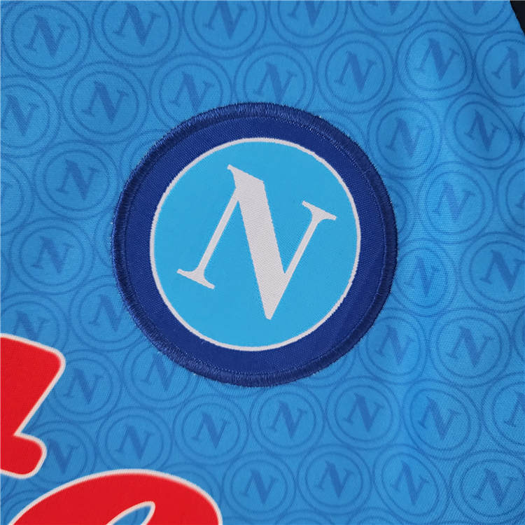 Professional Grade Napoli 2223 Soccer Shirt Home Blue Football Shirt