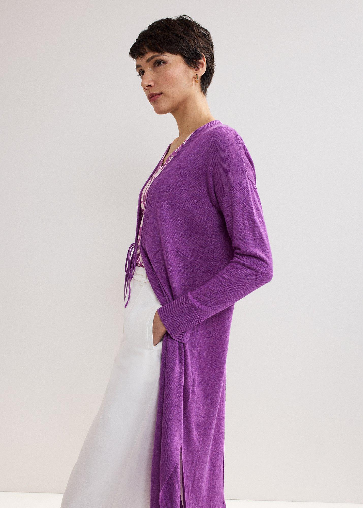 Tasha Linen Longline Cardigan