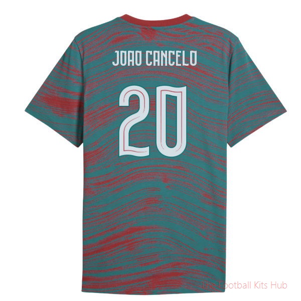 2026-2027 Portugal FtblCulture Tee AOP (Red) (Joao Cancelo 20)