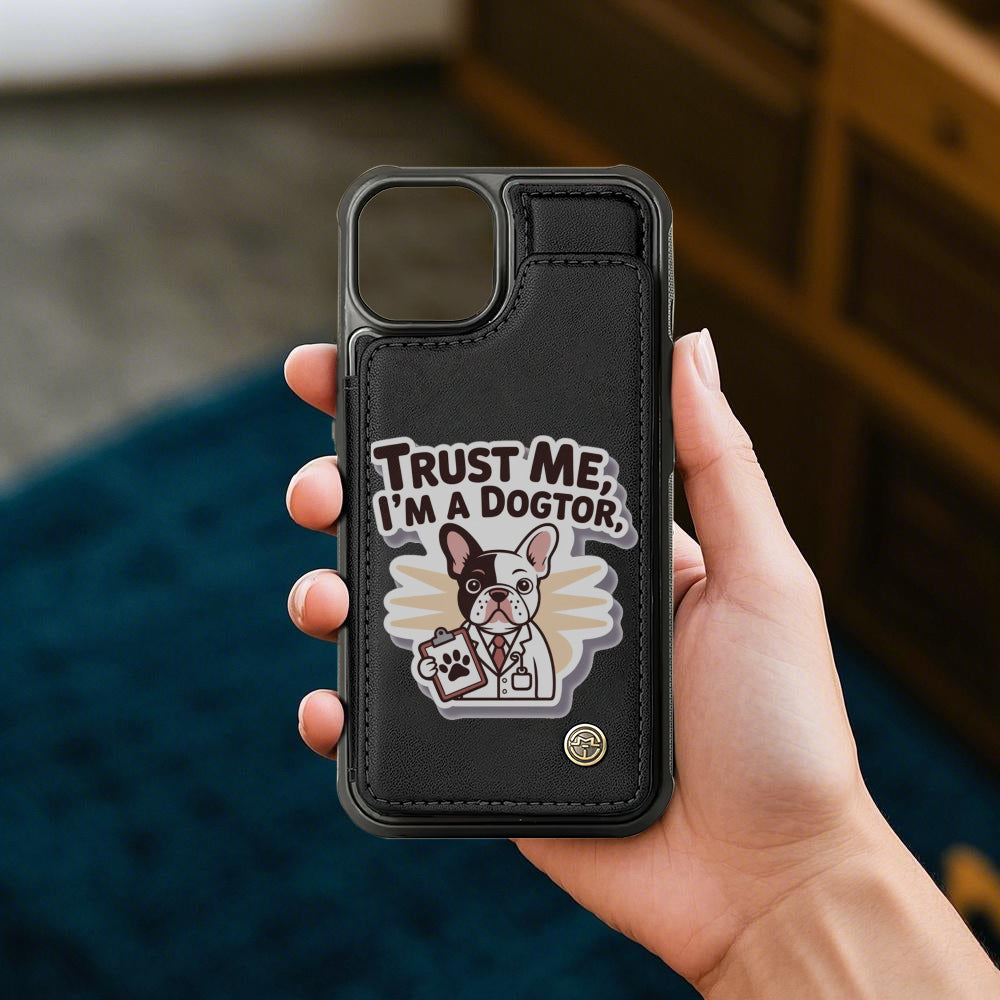 Durable Finn - Leather Wallet Case For For Iphone & Samsung for Casual