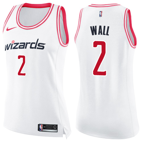 Durable WAS John Wall #2 2024 Icon Swingman NBA Jersey White -