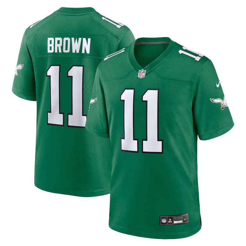 None A.J. Brown PHI Eagles Powerful Great Value Jersey Football Appare