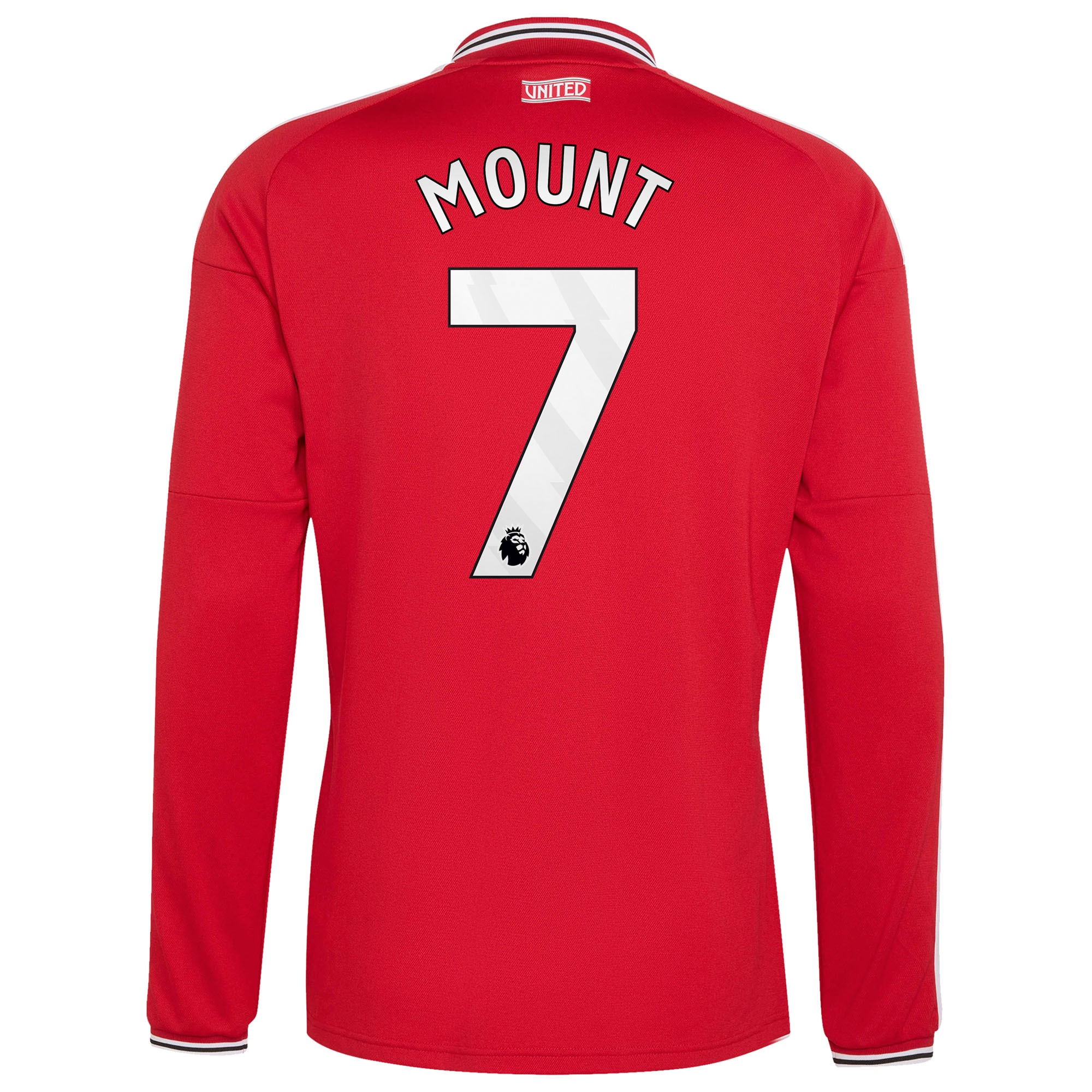 [SJH] Mason Mount Manchester United 2026/27 Home Replica Long Sleeve Jersey - Red