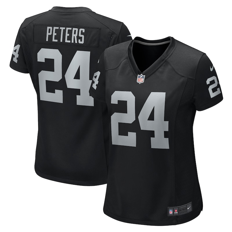 None Marcus Peters Star Player LV Raiders Top-Grade Jersey Game Day We
